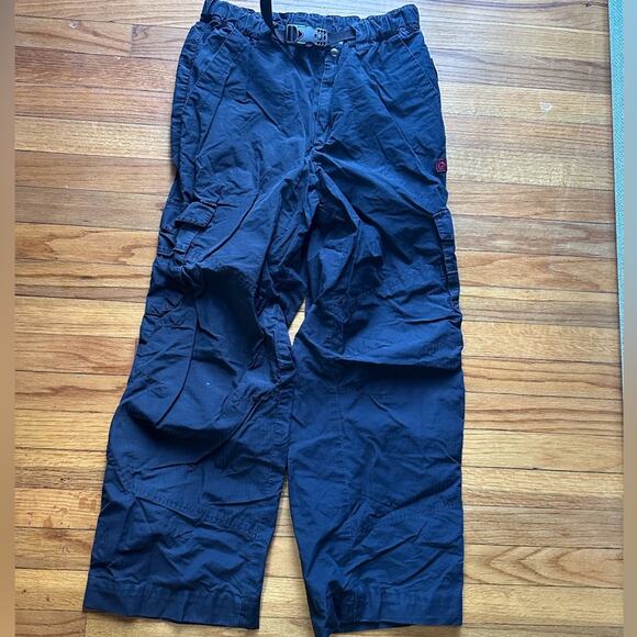 Old Navy Cargo Pants – Vintage Y2K Black Utility Style – Unisex S - Picture 1 of 11